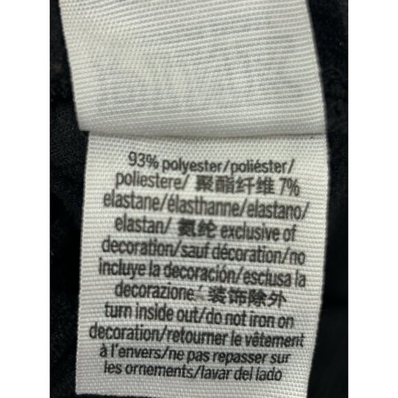 Victoria's Secret PINK Crushed Velvet Velour Joggers XS BLACK soft Athleisure - Picture 5 of 5